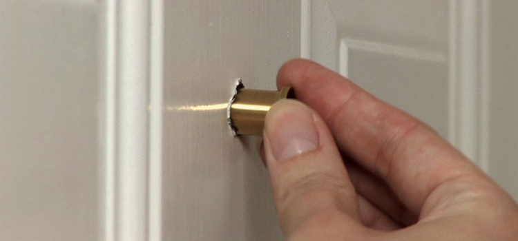 peephole door repair in Fort Bragg