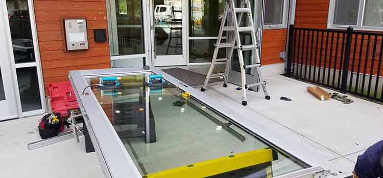 storefront door glass replacement Fort Bragg